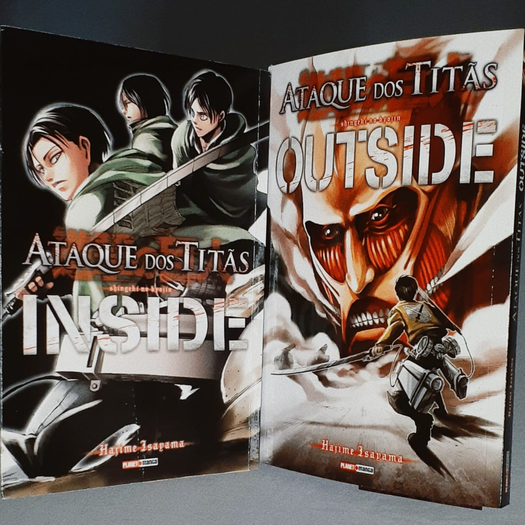 Manga panini: ataque dos titãs outside vol. Único em Promoção na